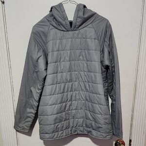 Art Class Puffer Style Lightweight Jacket with Gray Accents